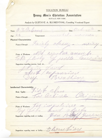 Copy os Osborn's Answer to a YMCA vocational analysis