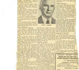 Press Clipping on Versatility of Imagination 