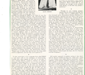 Time Magazine News clipping on Brainstorming techniques