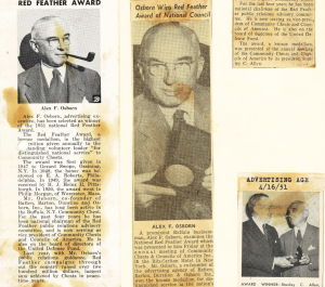 Red feather award news clipping 