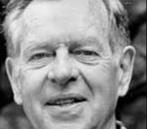 Profile of Joseph Campbell Smiling