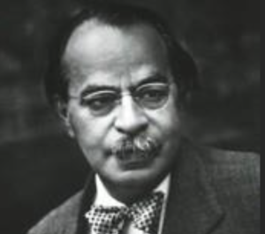 Zilboorg looking off to the side in profile photo